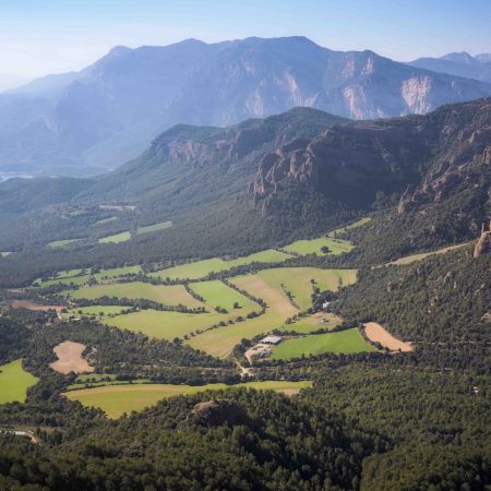 Magnificient View from Serra Seca Viewpoint in Solsones, Catalonia
